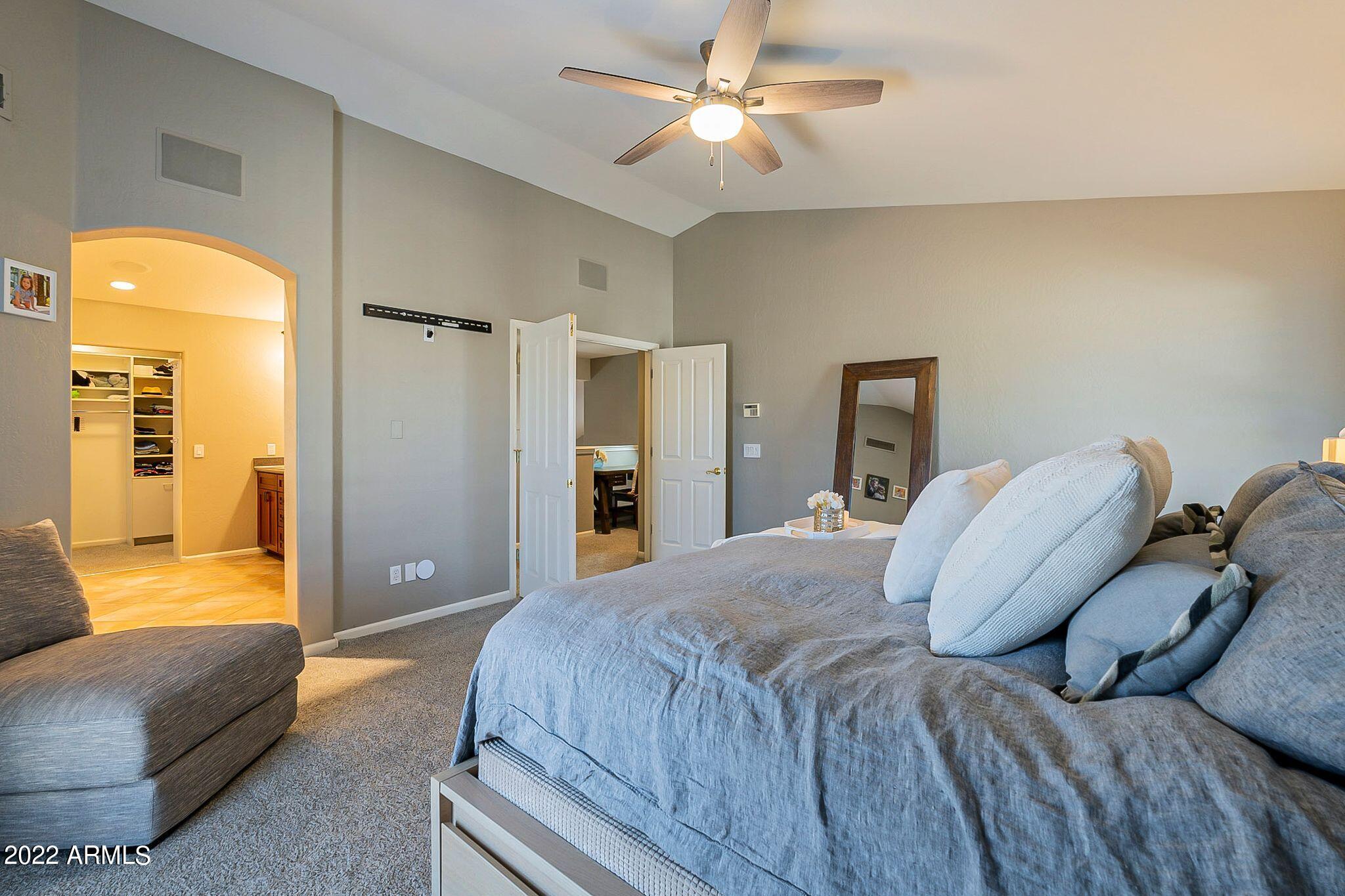 3425 East Clark Road Phoenix, AZ 85050 - Photo 29 of 59 Upstairs Primary Bedroom Suite
