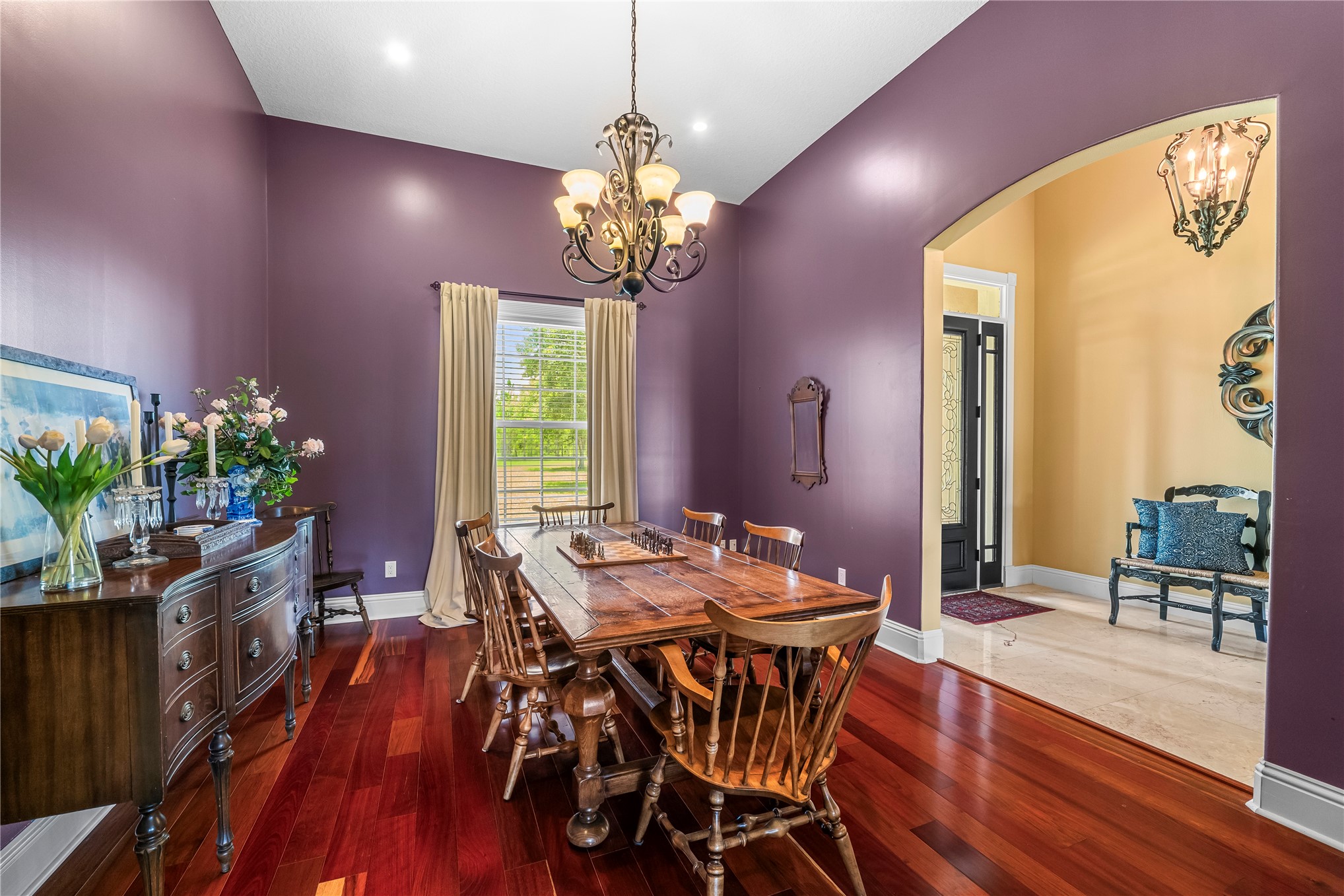27247 Hallman Road Hilliard, FL 32046 - Photo 25 of 59 a view of a dining room with furniture window and wooden floor