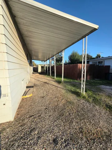 an outdoor view of a house