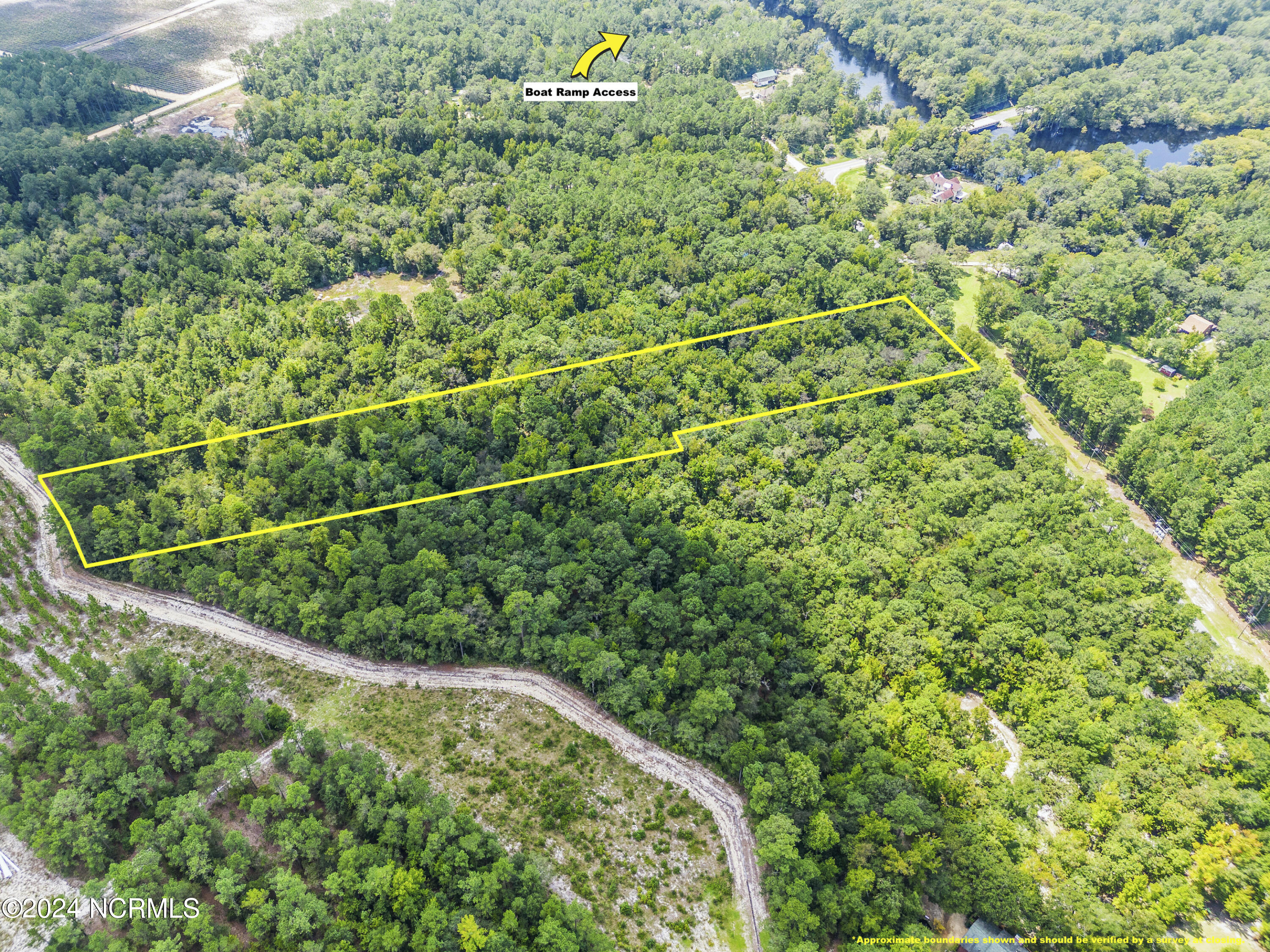 5.61-ac Ivanhoe Road Atkinson, NC 28421 - Photo 5 of 16 Drone Aerial