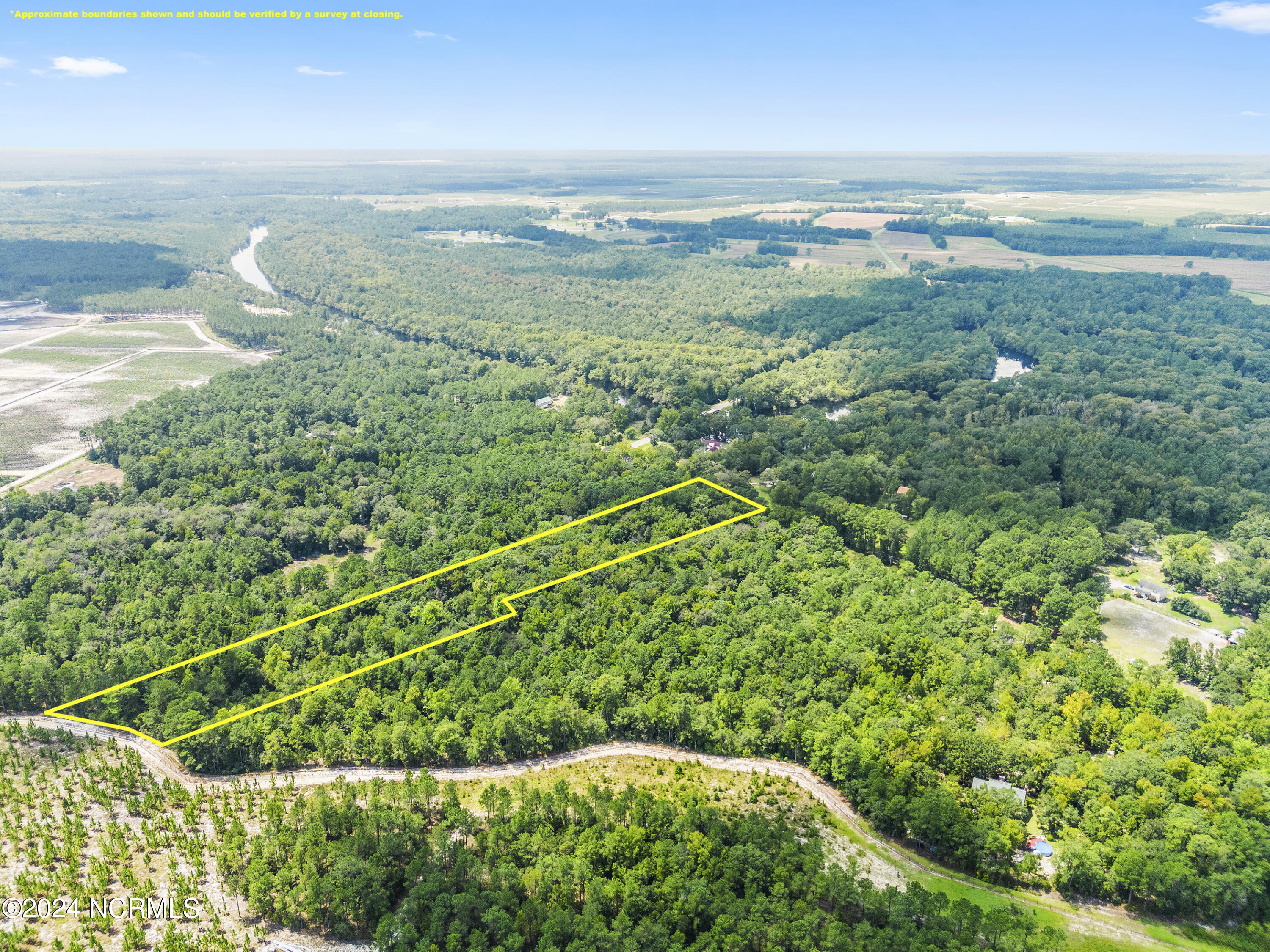 5.61-ac Ivanhoe Road Atkinson, NC 28421 - Photo 6 of 16 Drone Aerial