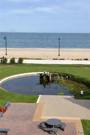 a view of a golf course with a outdoor space