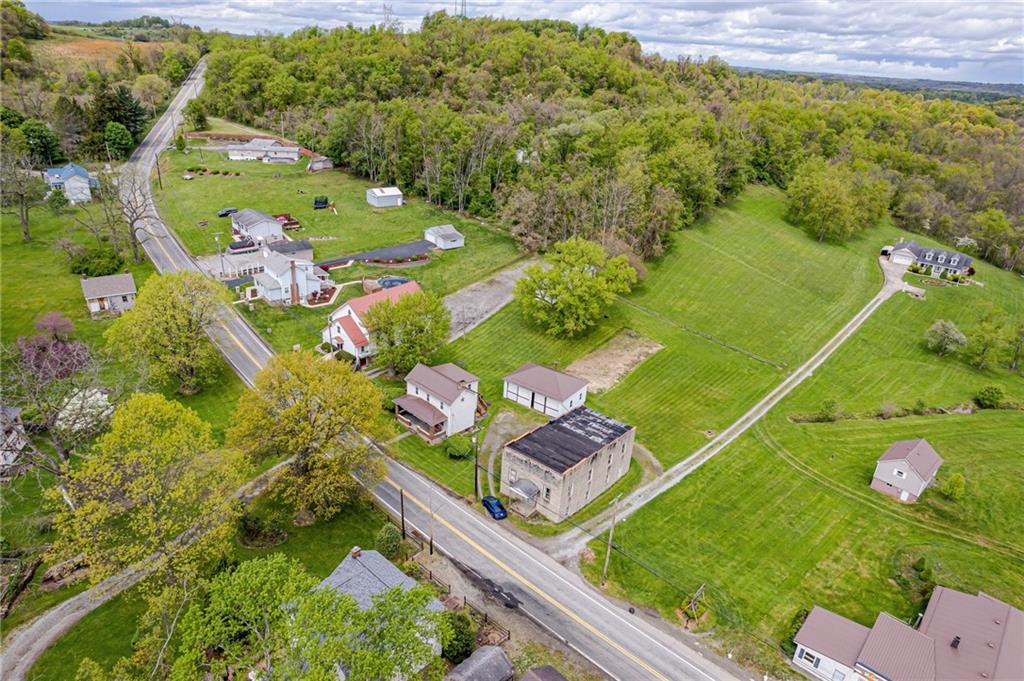 2375 Mt Pleasant Road Ruffs Dale, PA 15679 - Photo 3 of 31 an aerial view of a pool yard swimming pool and outdoor space