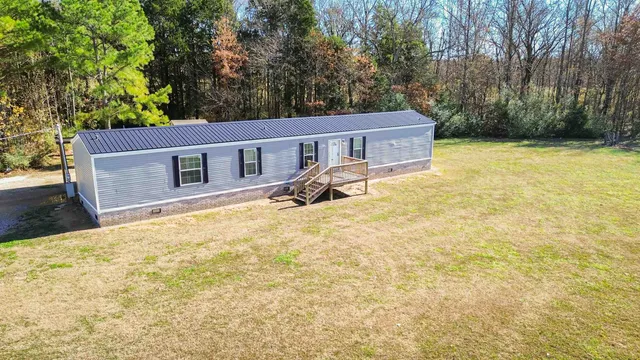 a view of backyard with tree