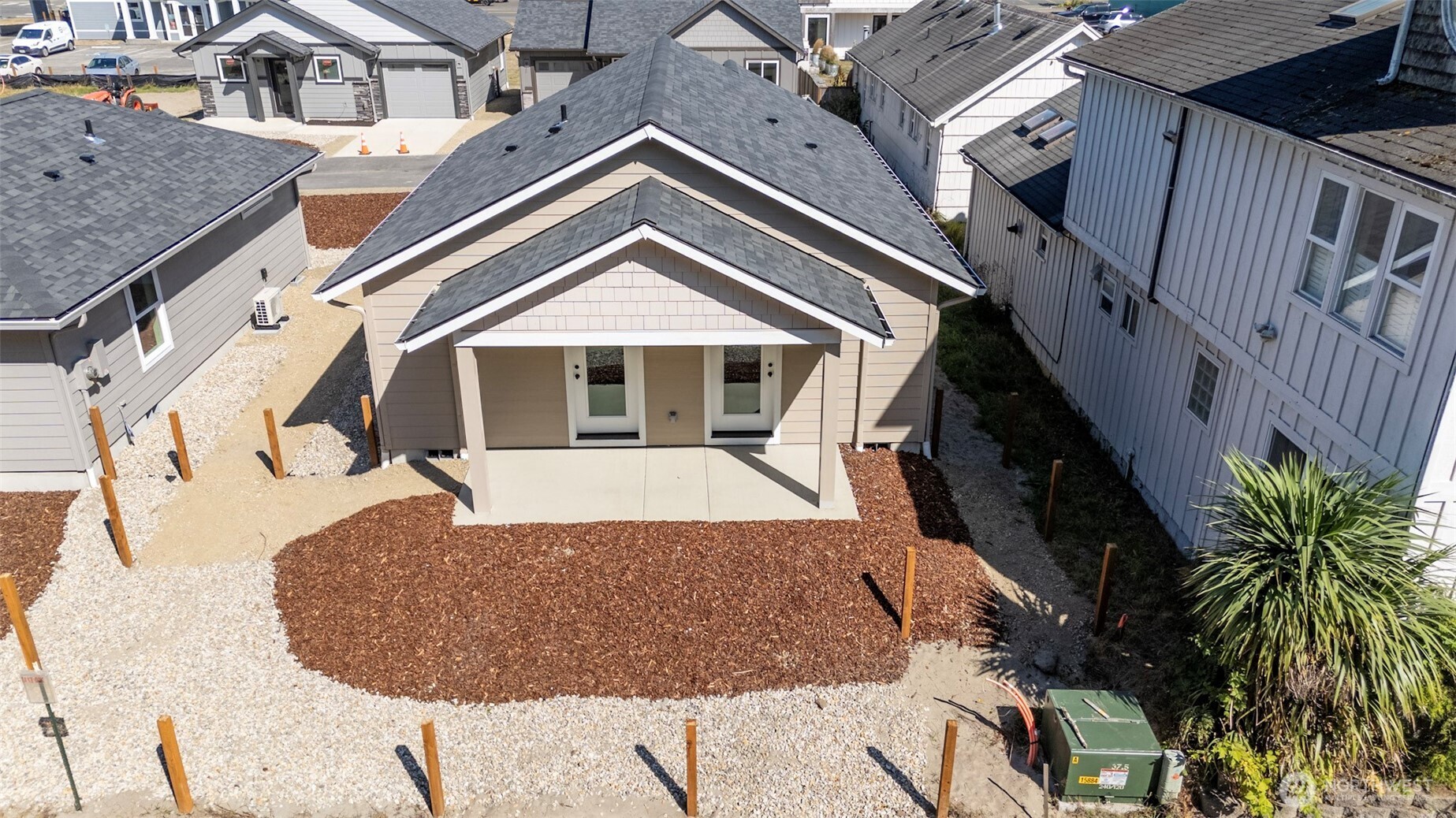 117 7th Street Southwest Long Beach, WA 98631 - Photo 24 of 25 an aerial view of a house with a yard