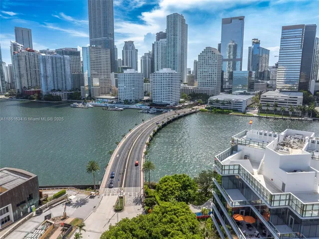 a view of a city with tall buildings