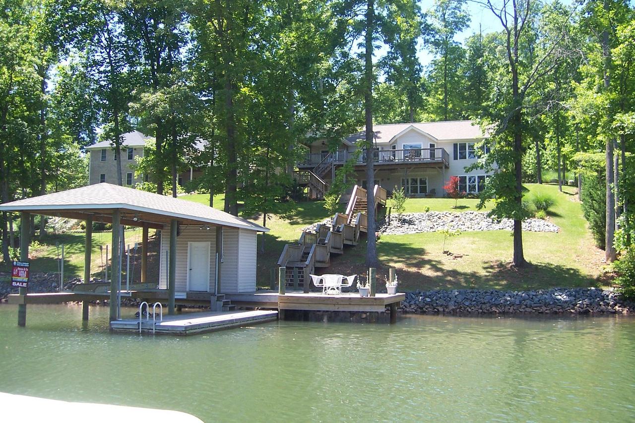 350 Woodbrook Road Moneta, VA 24121 - Photo 11 of 11 Boat dock & rear of house