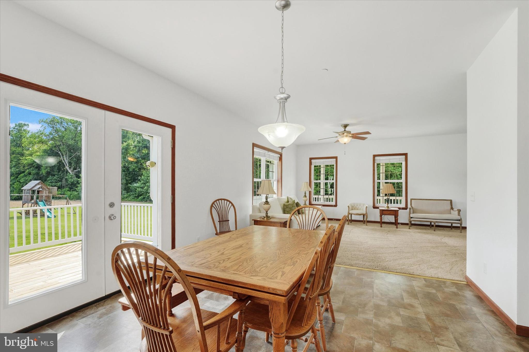 249 Floral Way Rising Sun, MD 21911 - Photo 29 of 65 a dining room with furniture a chandelier and window