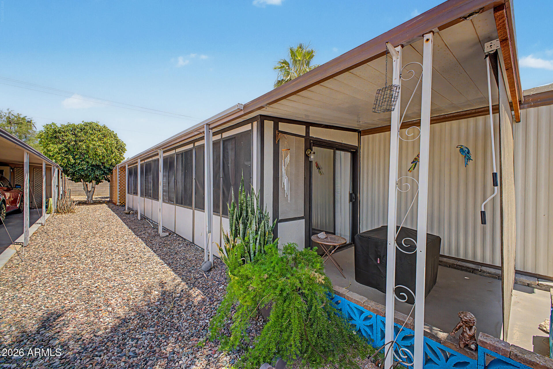303 South Recker Road, Unit 3 Mesa, AZ 85206 - Photo 36 of 38 Front Covered Patio