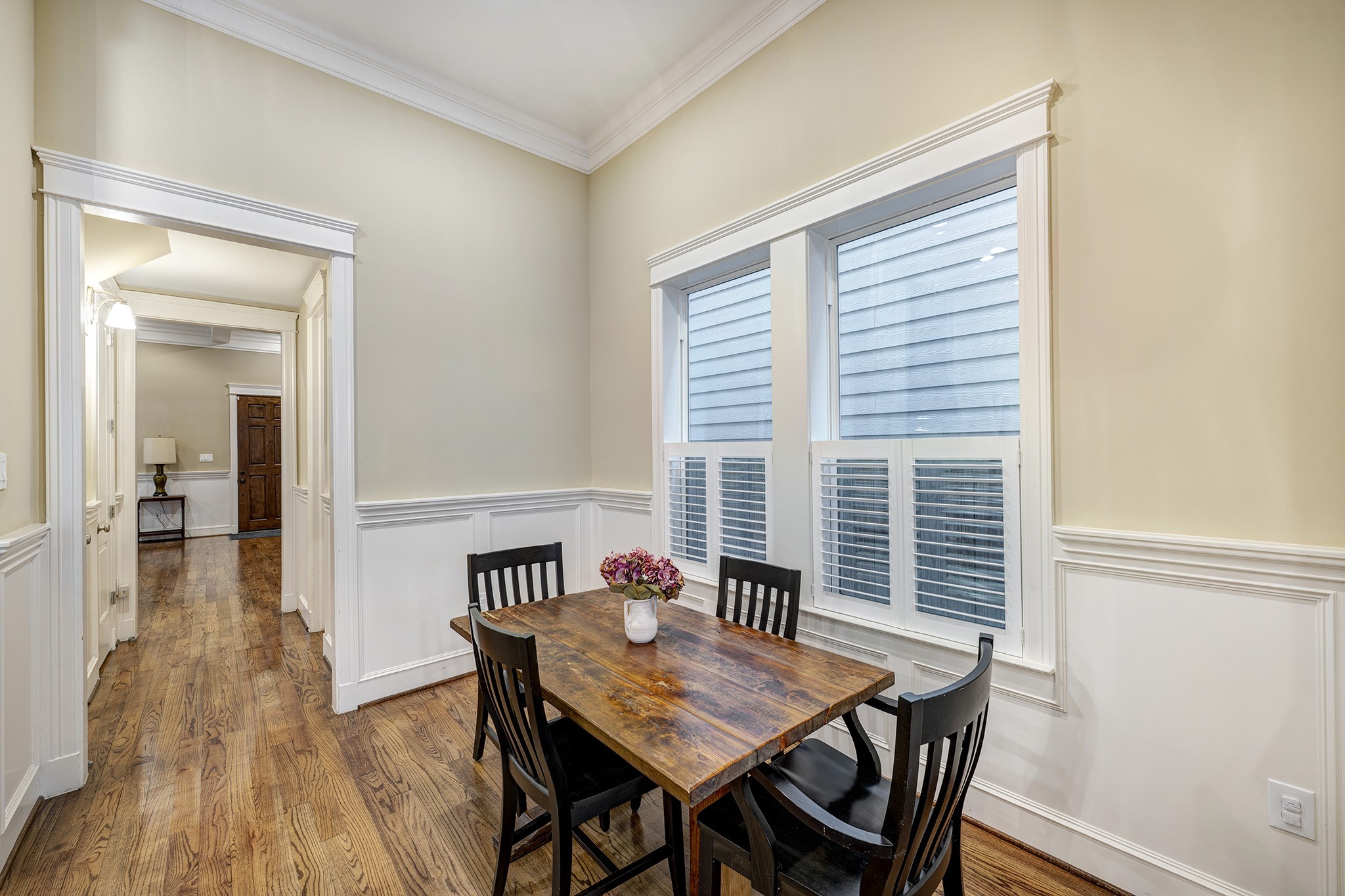 1010 Nicholson Street Houston, TX 77008 - Photo 10 of 28 a view of a dining room with furniture and wooden floor