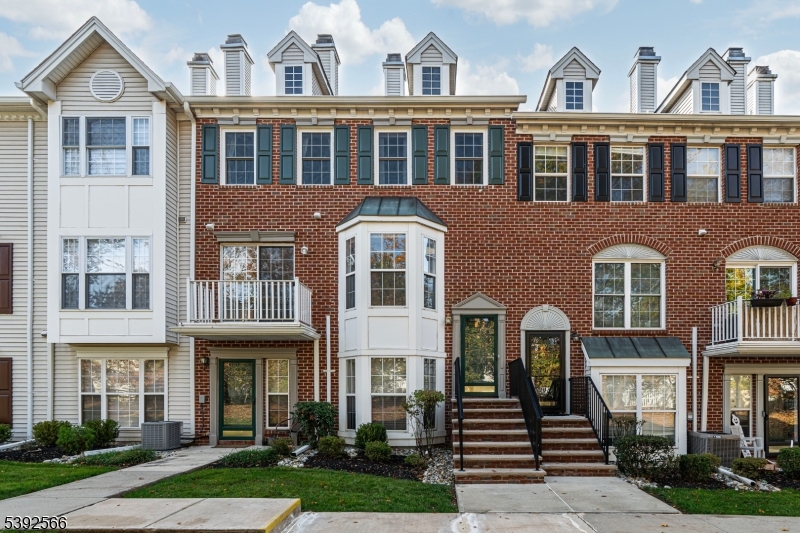 a front view of a residential apartment building