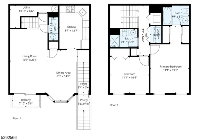 a picture of a floor plan