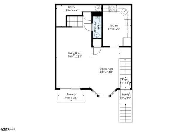 a picture of a floor plan