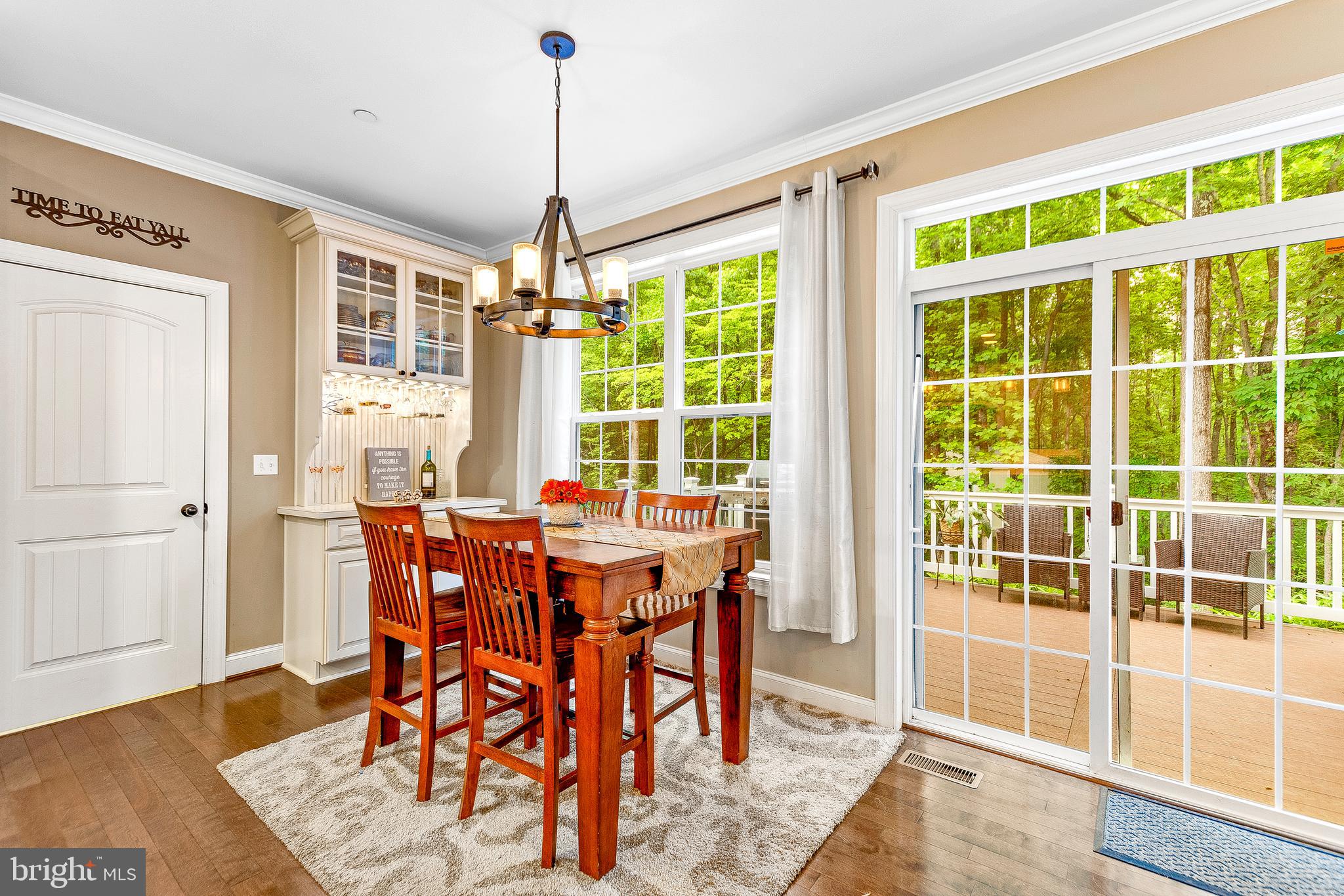 198 3 Rivers Road Harwood, MD 20776 - Photo 18 of 41 Dining with Built in Cabinet