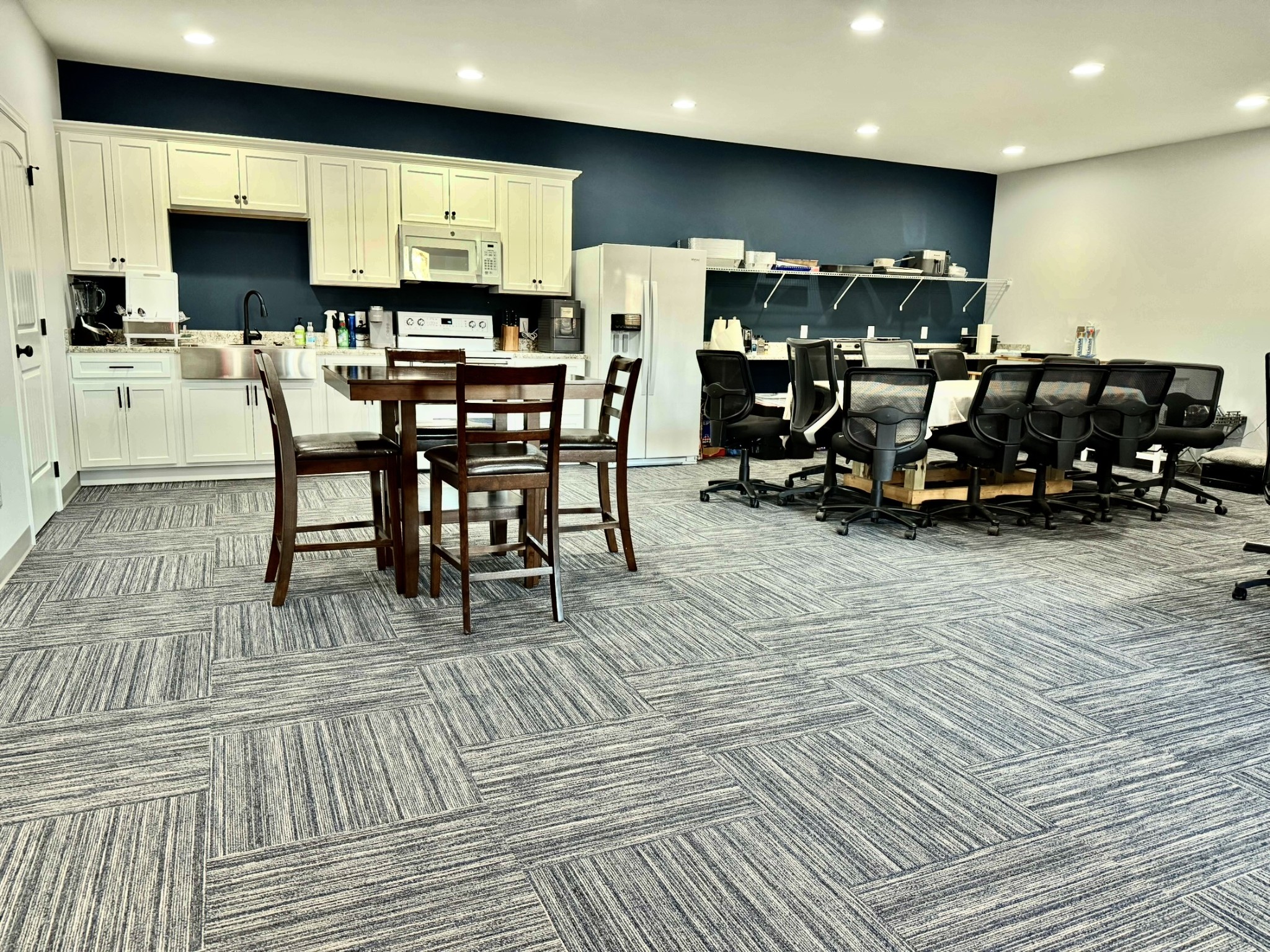 9461 Short Mountain Road Smithville, TN 37166 - Photo 15 of 26 a living room with lots of furniture and kitchen view