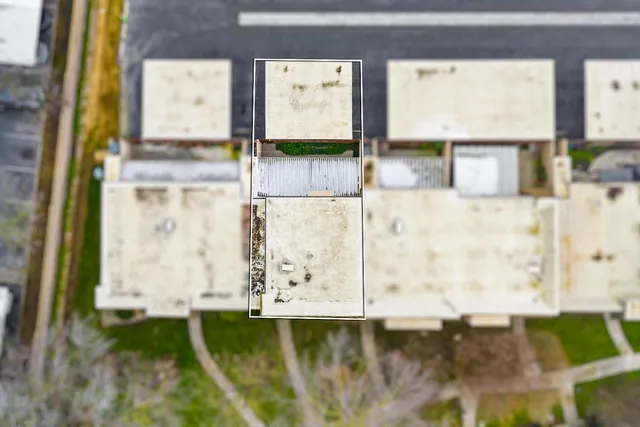 a view of a city with tall buildings