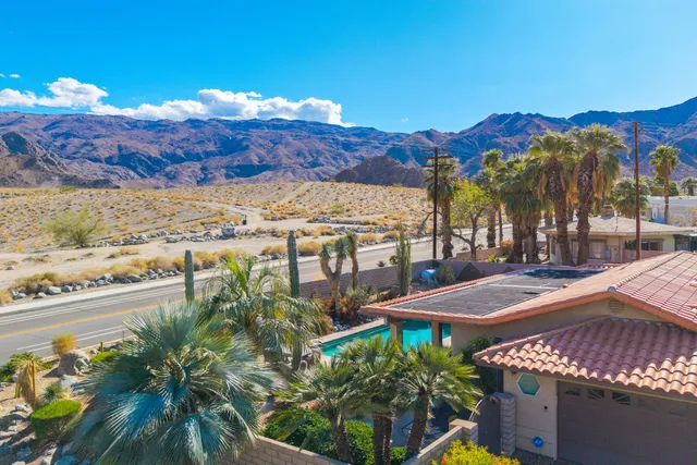 a view of a city with ocean view