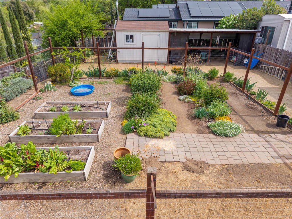 2800 Merced Street Nice, CA 95464 - Photo 40 of 49 Fenced vegetable garden area.