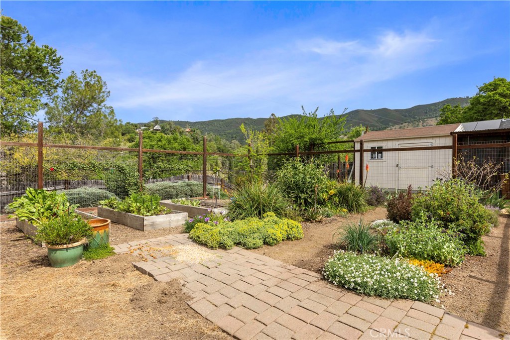 2800 Merced Street Nice, CA 95464 - Photo 41 of 49 fenced vegetable garden area.