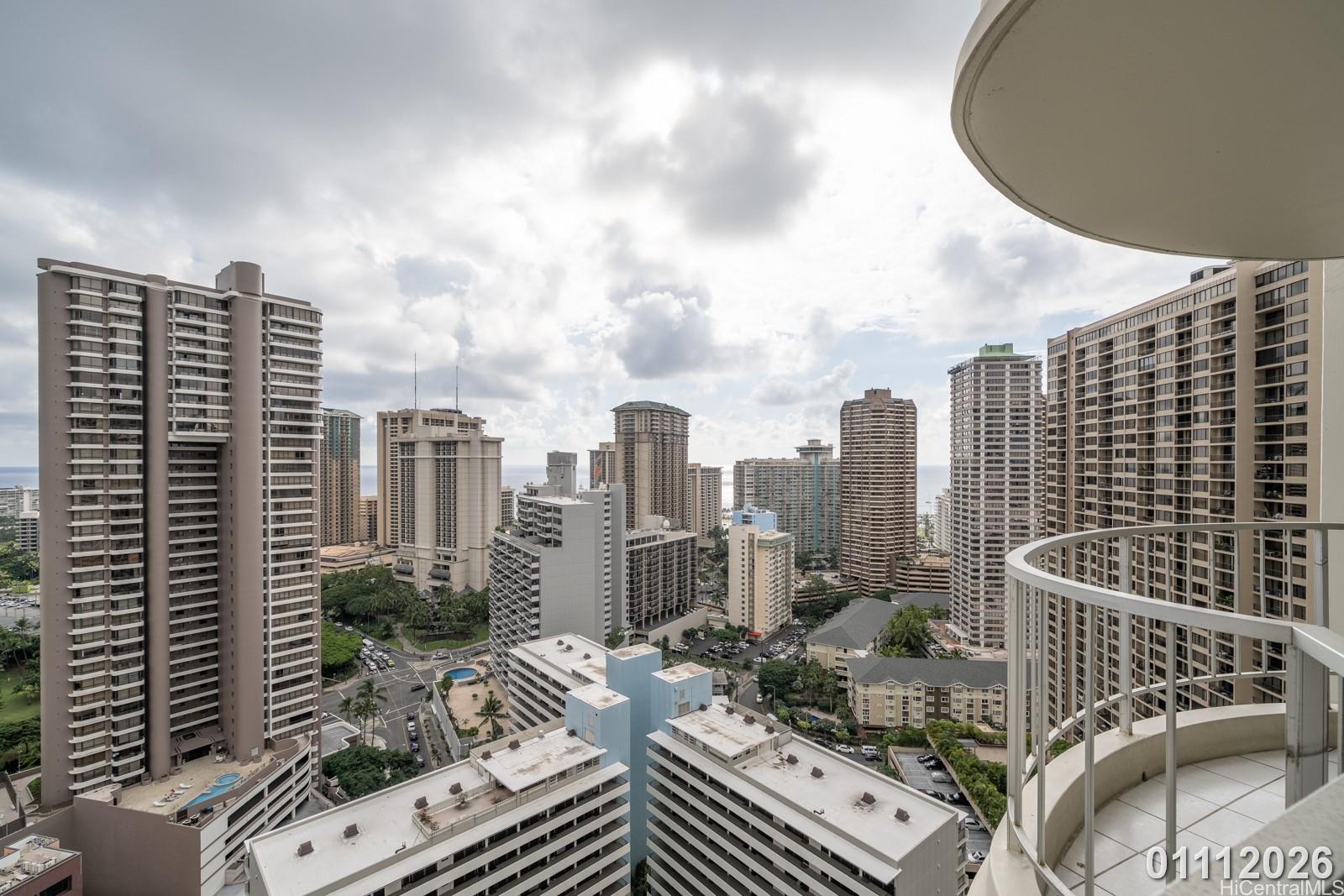 469 Ena Road, Unit 2903 Honolulu, HI 96815 - Photo 7 of 25 a view of a city with tall buildings