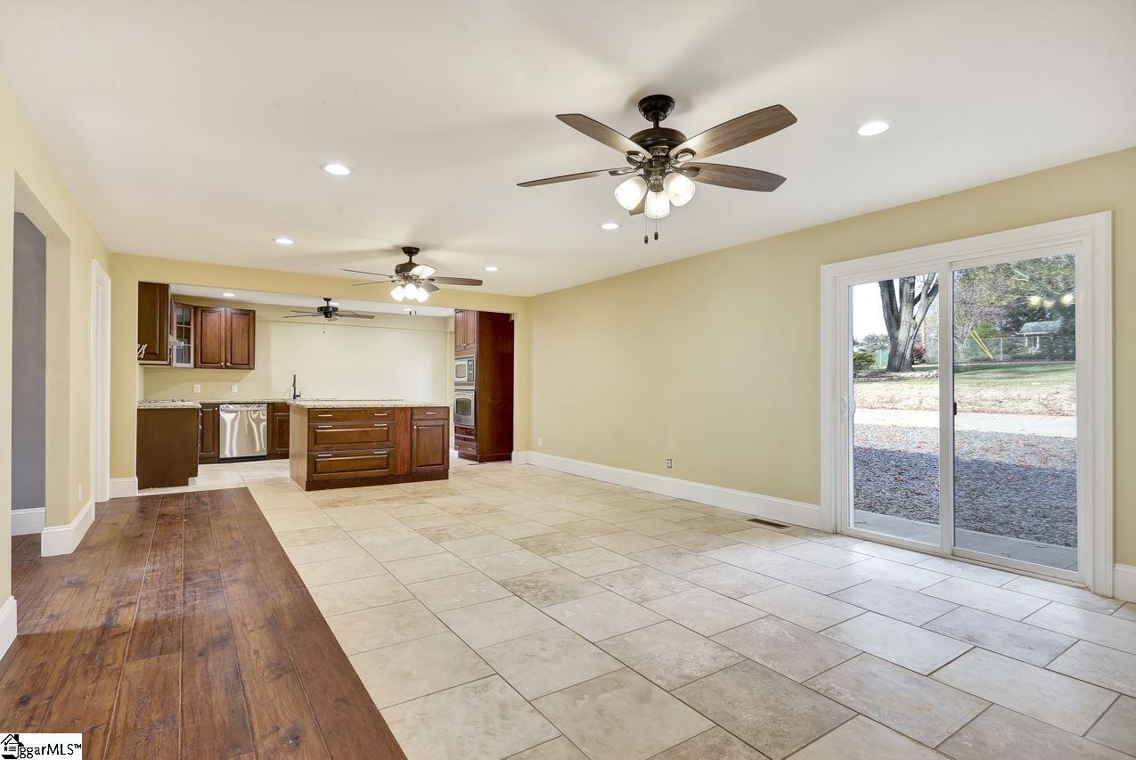 4916 State Park Road Travelers Rest, SC 29690 - Photo 7 of 34 An entertainers delight, Great room and kitchen combine to make entertaining easy and enjoyable. Exit the sliding door off great room for Outdoor entertain on patio