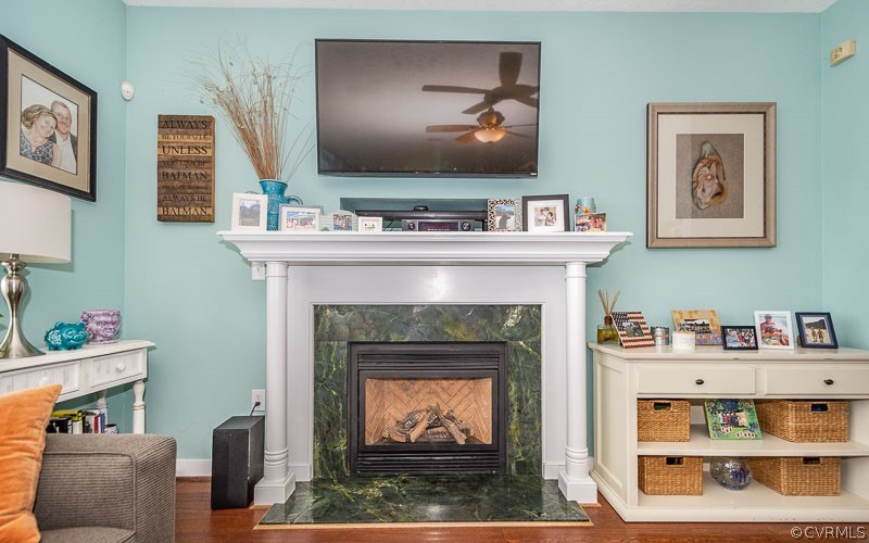 5229 Water View Road Water View, VA 23180 - Photo 12 of 50 Gas fireplace that is vented and has blower.