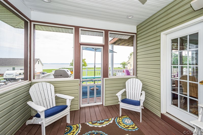 5229 Water View Road Water View, VA 23180 - Photo 27 of 50 Another view of Screened in porch with views of th