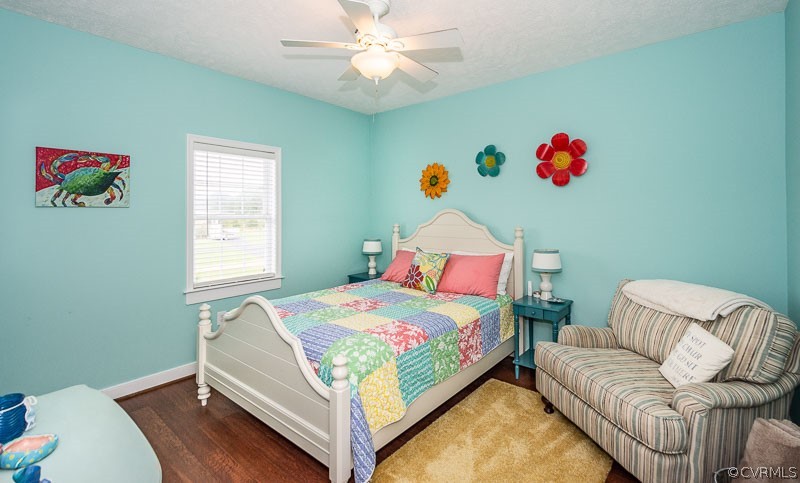 5229 Water View Road Water View, VA 23180 - Photo 28 of 50 Spacious bedroom on main level of home.Ceiling fan