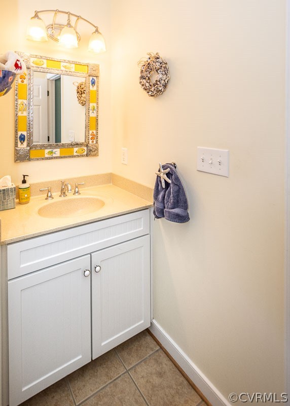 5229 Water View Road Water View, VA 23180 - Photo 31 of 50 Beautiful vanity with ornate nautical mirror.