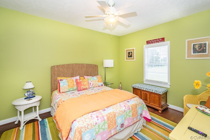 5229 Water View Road Water View, VA 23180 - Photo 32 of 50 Spacious bedroom on main level of home.Ceiling fan