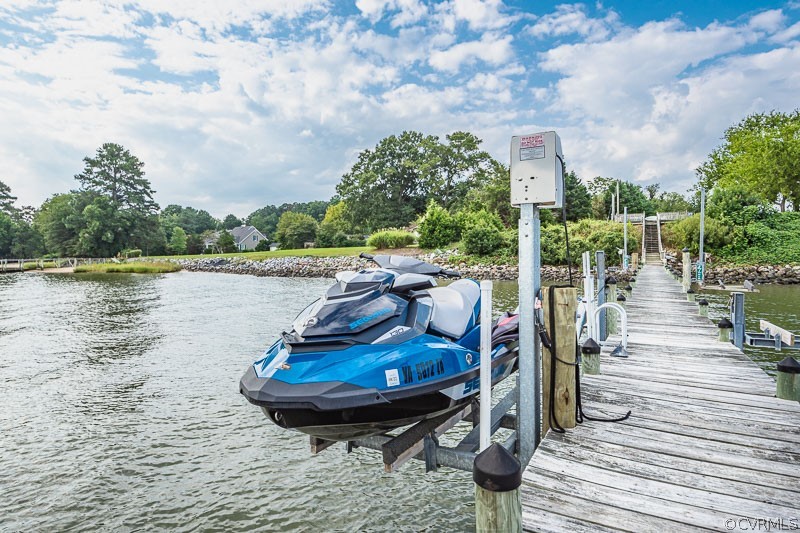 5229 Water View Road Water View, VA 23180 - Photo 5 of 50 This is the jet ski lift that conveys with this pr