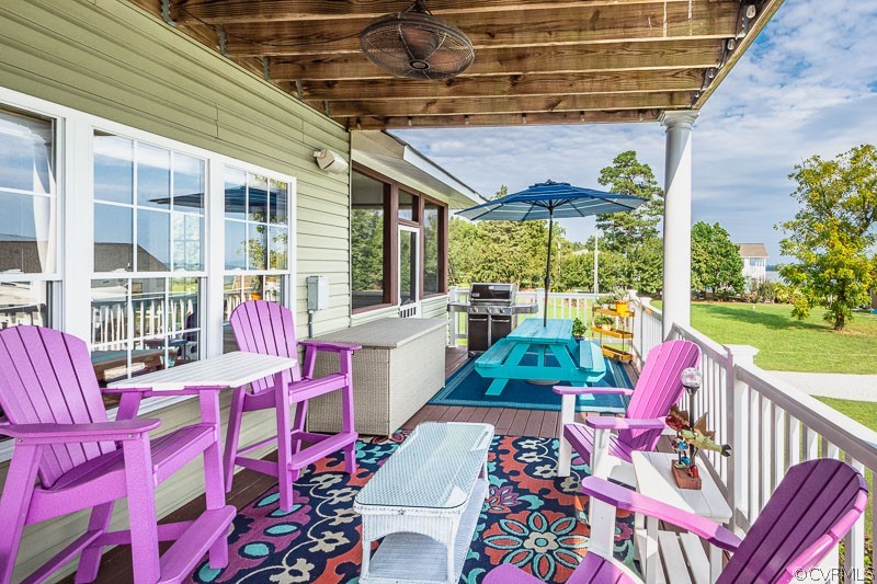 5229 Water View Road Water View, VA 23180 - Photo 6 of 50 Beautiful Spacious covered front porch that opens