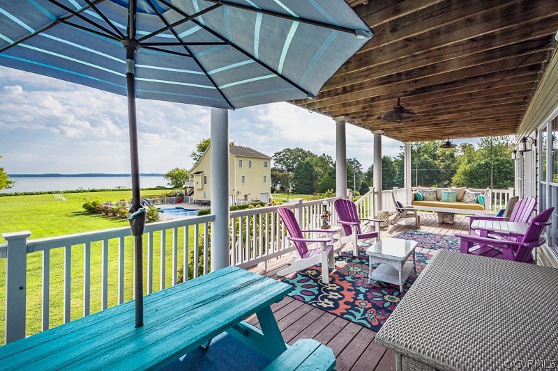 5229 Water View Road Water View, VA 23180 - Photo 7 of 50 A View of the Rivah from the covered porch!