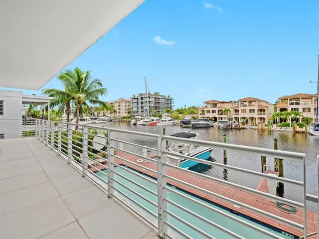 a view of a city from a balcony