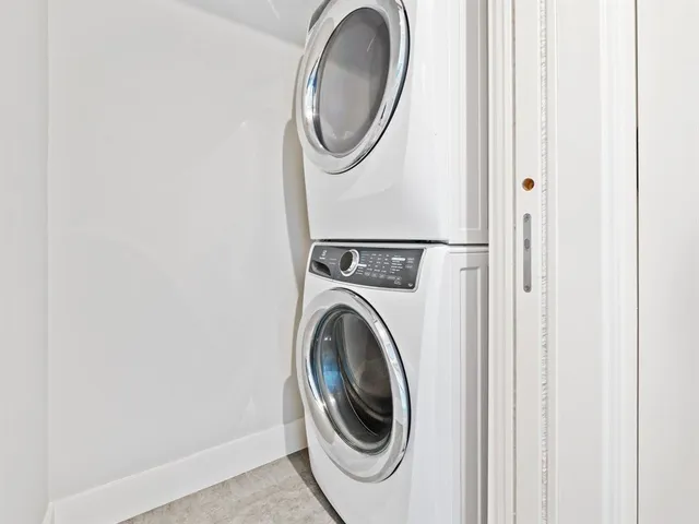 a view of a building from a window