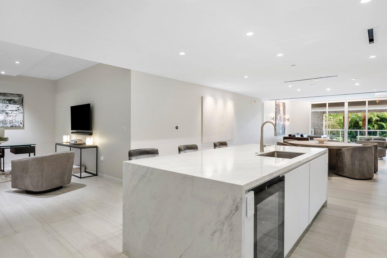 200 Southeast Mizner Boulevard, Unit 307 Boca Raton, FL 33432 - Photo 7 of 74 Artful Designed Cascading Kitchen Island