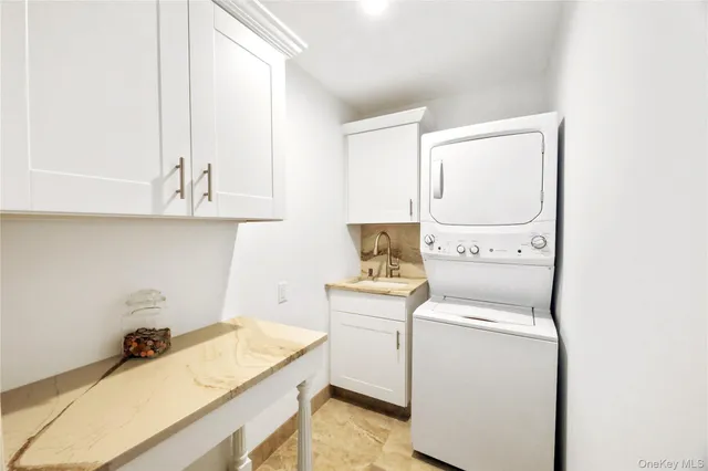 a room with storage and utility