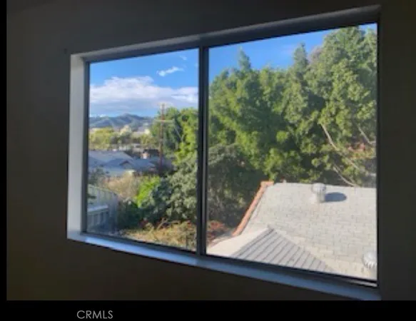 a view of a from a window