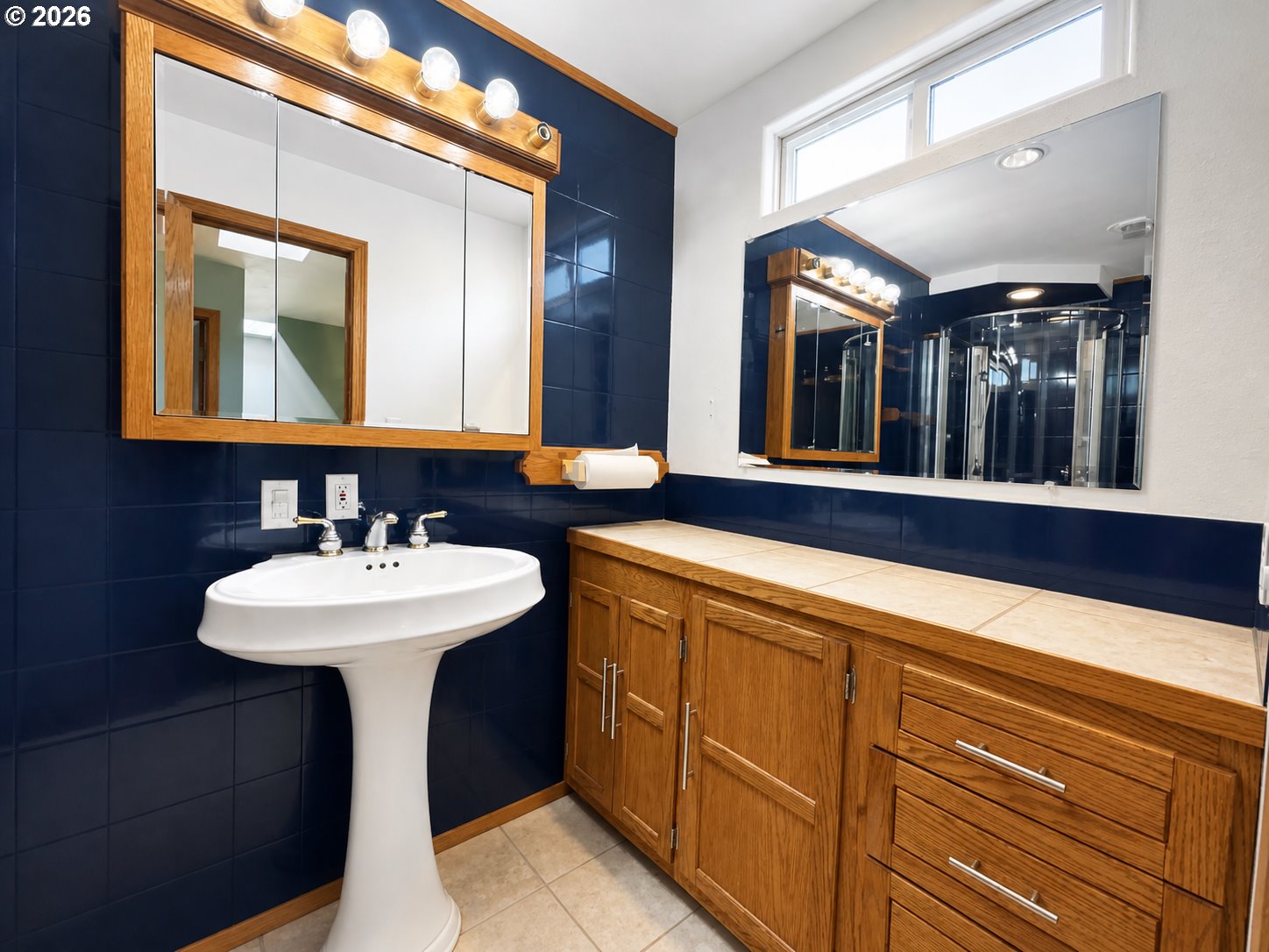 1920 Cliff Street Baker City, OR 97814 - Photo 15 of 34 a bathroom with a sink and a mirror