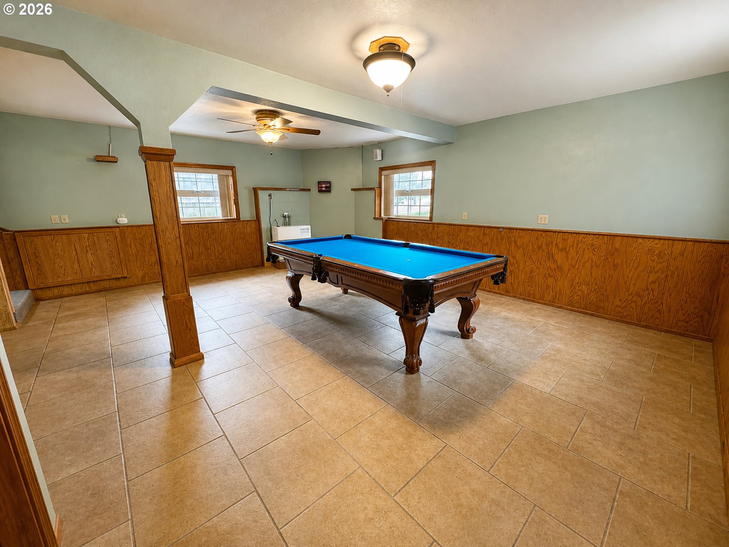 1920 Cliff Street Baker City, OR 97814 - Photo 23 of 34 a room with pool tables and wooden floors