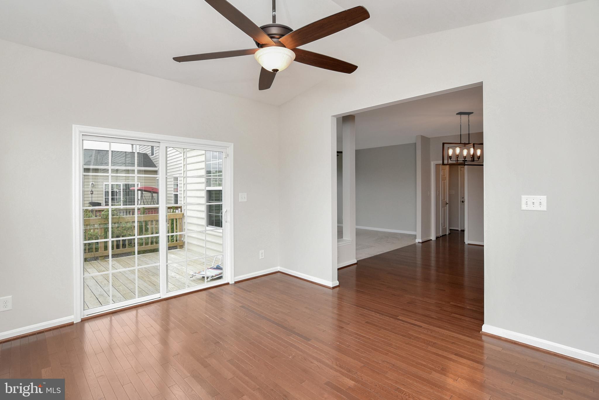 5329 Longbow Road King George, VA 22485 - Photo 17 of 43 Breakfast Area with Ceiling Fan