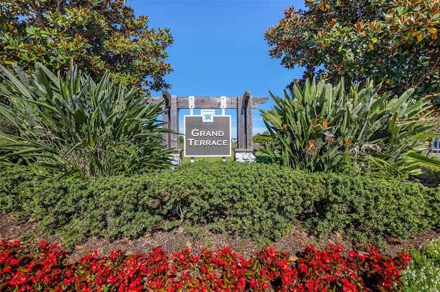 a view of a large garden