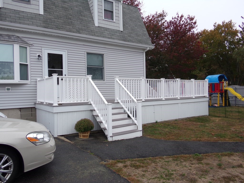 74 James Street Acushnet, MA 02743 - Photo 4 of 41 a view of backyard with swimming pool and furniture