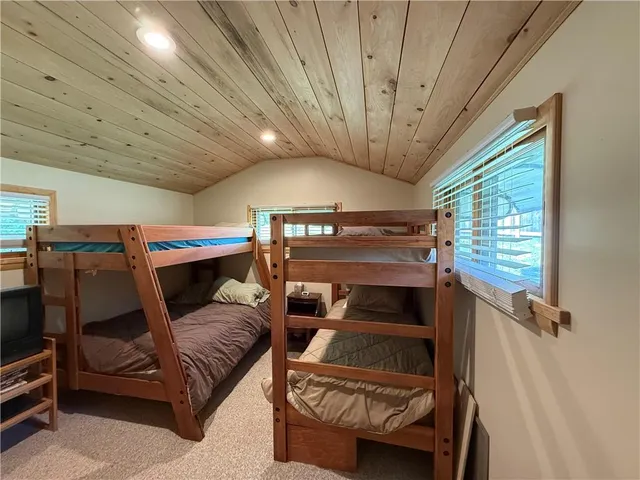 a view of a wooden bench