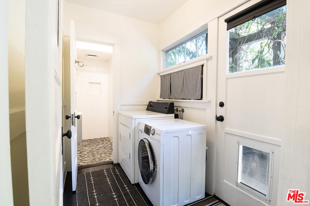 1918 Pinehurst Road Los Angeles, CA 90068 - Photo 42 of 66 a view of washer and dryer with bathroom in it