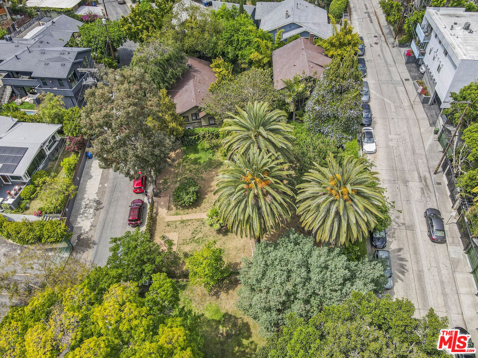 1918 Pinehurst Road Los Angeles, CA 90068 - Photo 65 of 66 an aerial view of residential house with outdoor space and trees all around