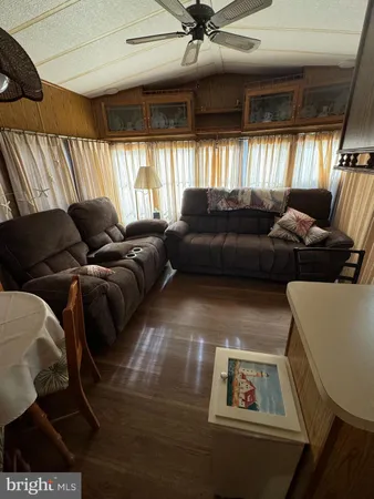 a living room with a couch and a table