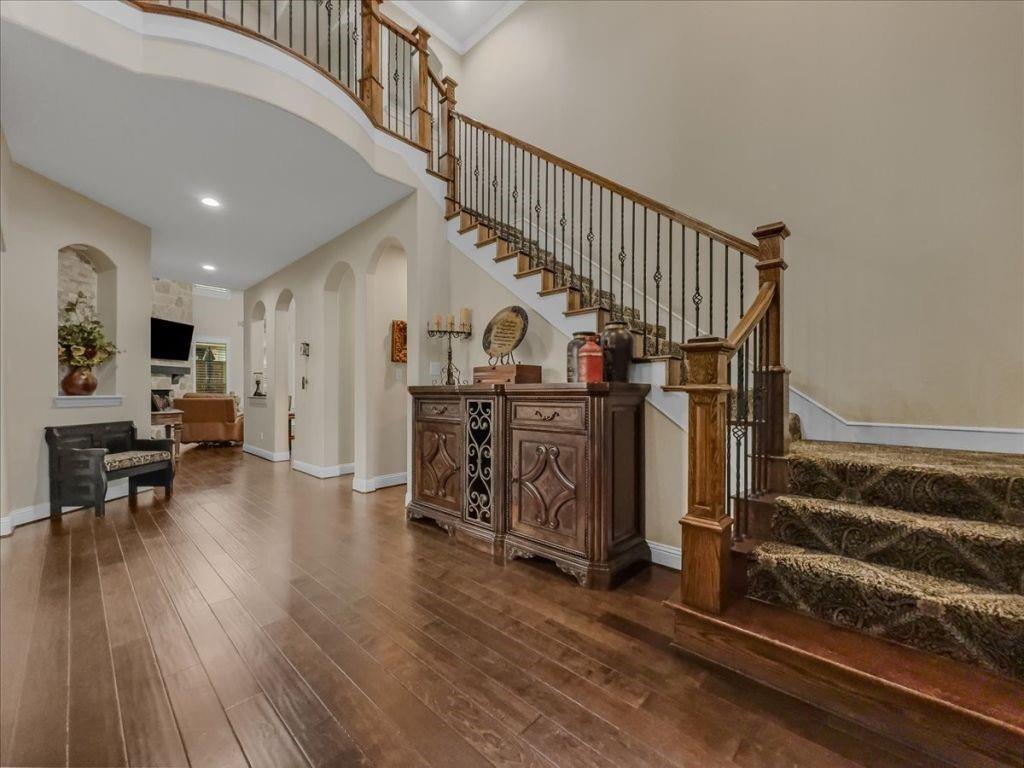 2832 Mona Vale Road Trophy Club, TX 76262 - Photo 2 of 37 a view of livingroom with furniture and wooden floor