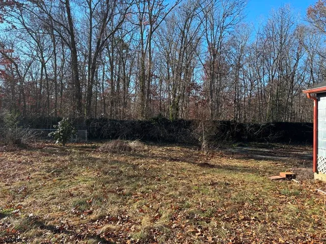 a view of a backyard of a house