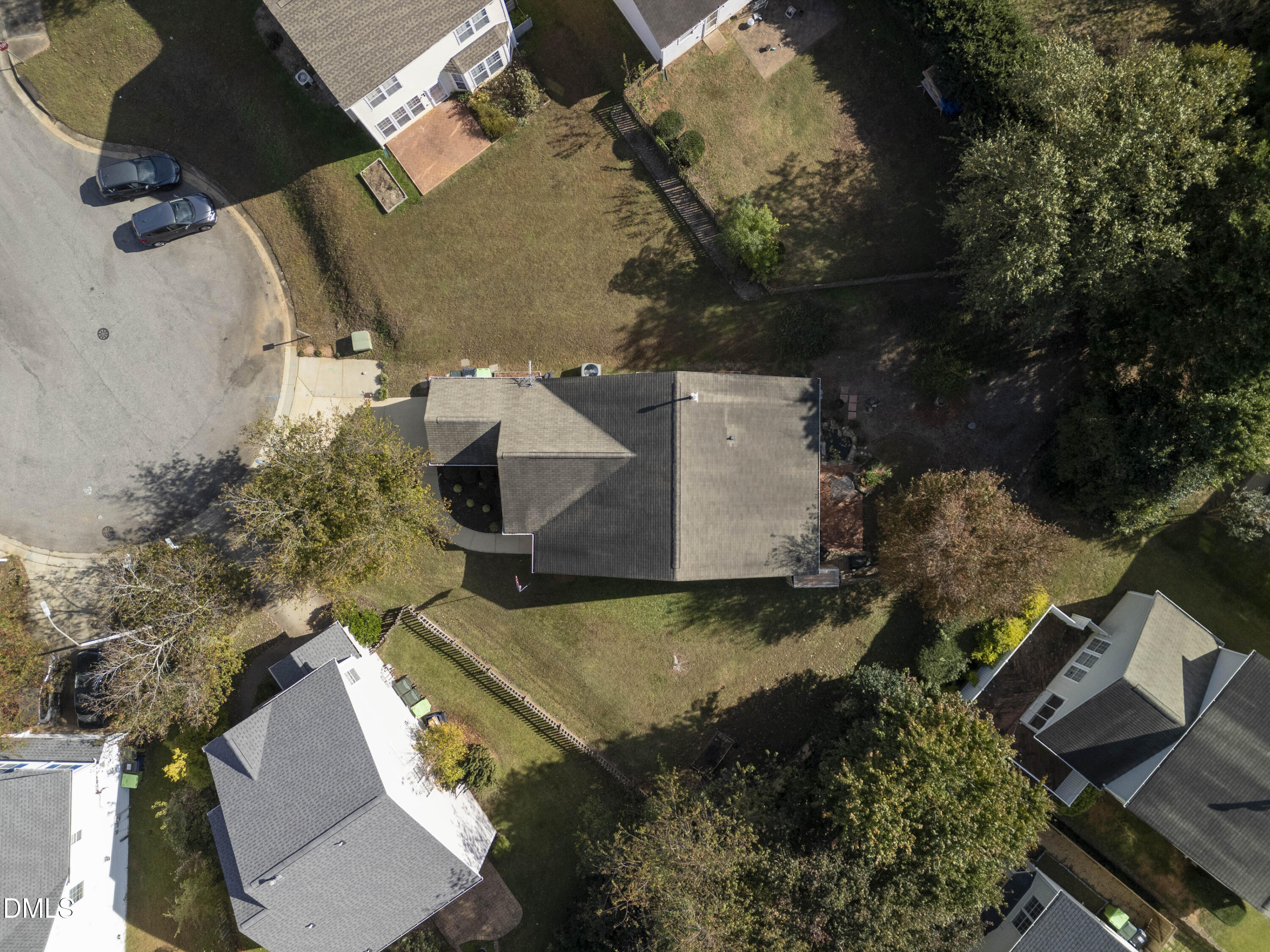 2005 Misty Fog Court Raleigh, NC 27603 - Photo 39 of 42 an aerial view of a house with a yard